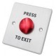 SAAS Metal Exit Button - Red Button